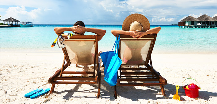 Couple on a beach